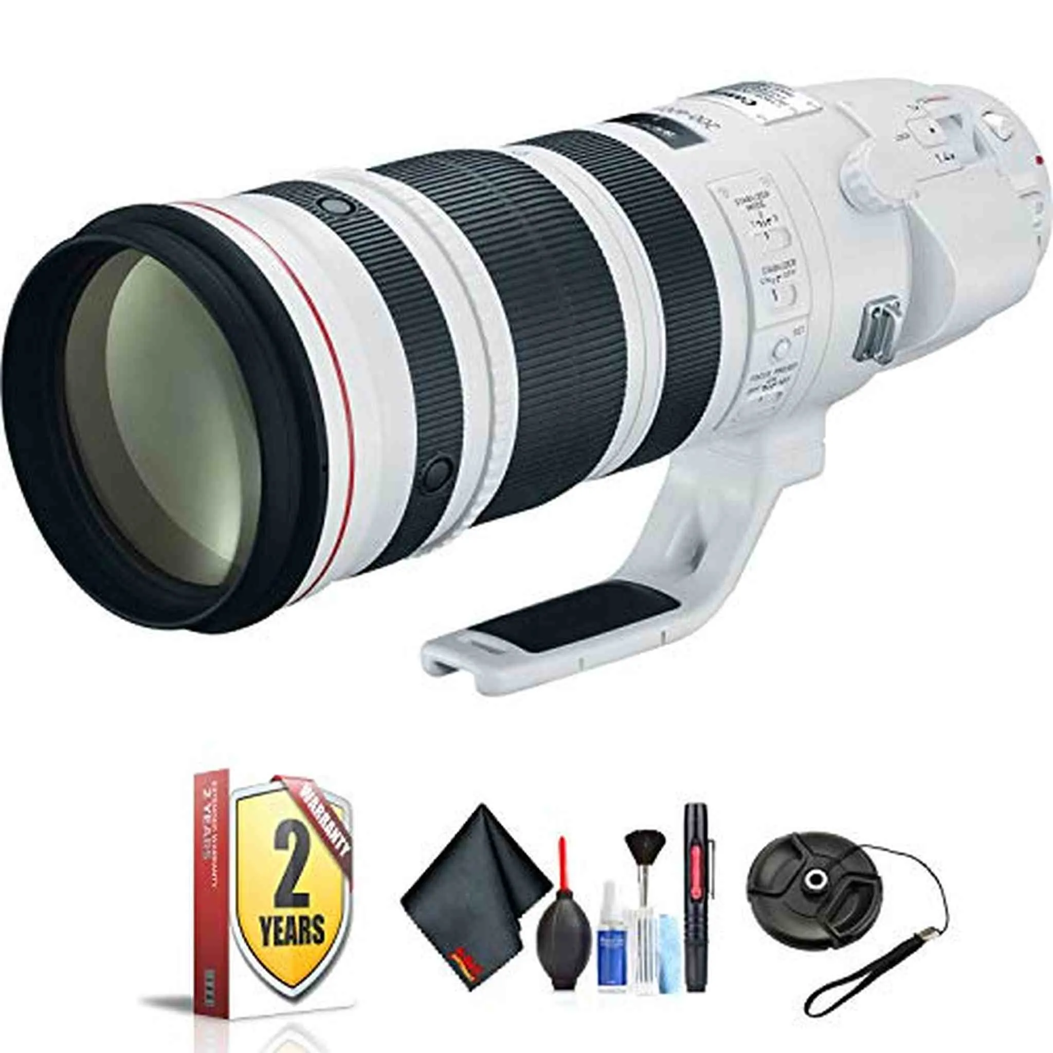 Canon EF 200-400mm f/4L is USM Extender 1.4X Lens for Canon EF Mount   Accessories (International Model with 2 Year Warr