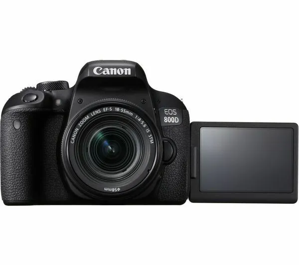 CANON EOS 800D DSLR Camera with EF-S 18-55 mm f/4-5.6 IS STM Lens - Currys