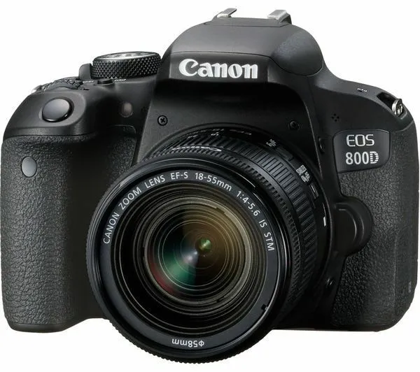CANON EOS 800D DSLR Camera with EF-S 18-55 mm f/4-5.6 IS STM Lens - Currys