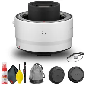 Canon Extender RF 2x (4114C002)   Cap Keeper   Cleaning Kit Base Bundle