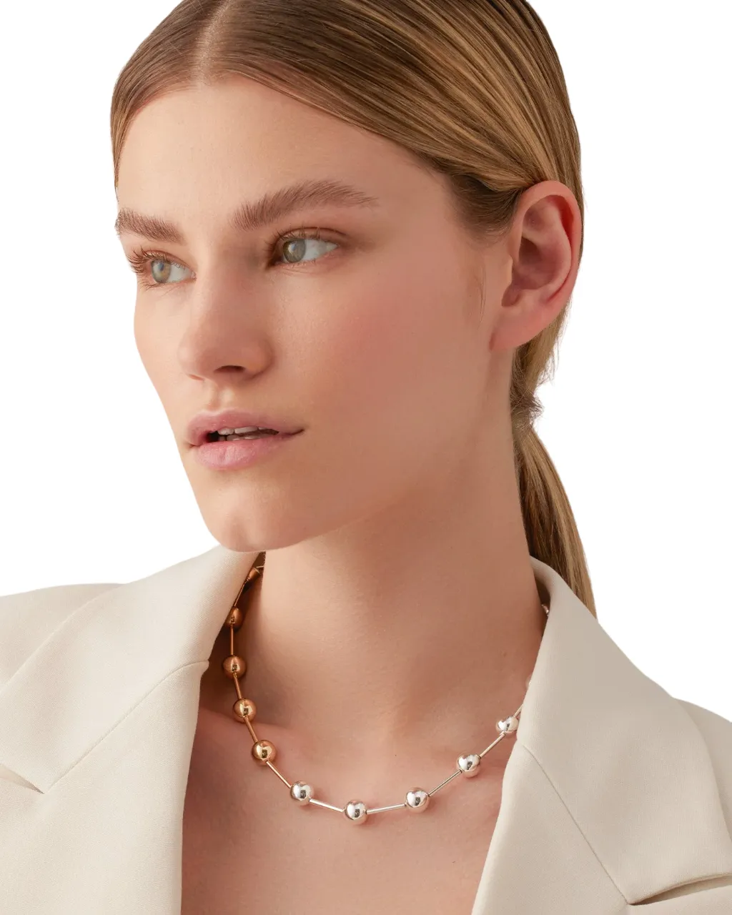 Celeste Necklace - Two Tone