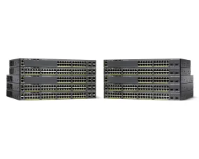 Cisco Catalyst WS-C2960X-48TS-LL network switch Managed L2/L3 Gigabit Ethernet (10/100/1000) Black