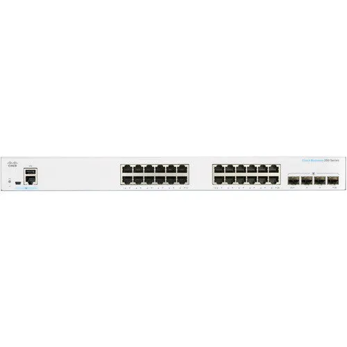 Cisco CBS250-24PP-4G 24-Port Gigabit PoE  Compliant Managed Switch with SFP (100W)