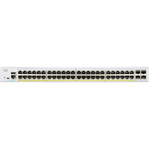 Cisco CBS250-48PP-4G 48-Port Gigabit Ethernet PoE  Compliant Smart Switch with SFP