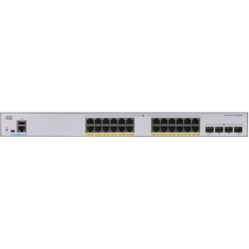 Cisco CBS350-24P-4G 24-Port Gigabit PoE  Compliant Managed Switch with SFP (195W)