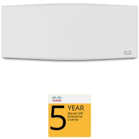 Cisco MR46 802.11ax 4 x 4 MU-MIMO Dual-Band Access Point Kit with 5-Year Enterprise License and Support