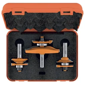 CMT Orange Tool 800.521.11 3-PIECE OGEE RAISED PANEL SET
