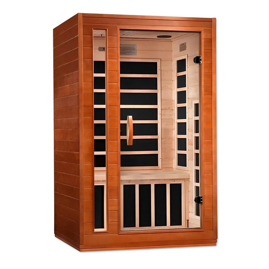 Cordoba 2 Person Ultra Low EMF FAR Infrared Sauna - Canadian Hemlock