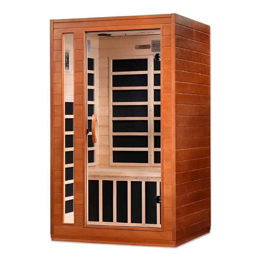 Cordoba 2 Person Ultra Low EMF FAR Infrared Sauna - Canadian Hemlock