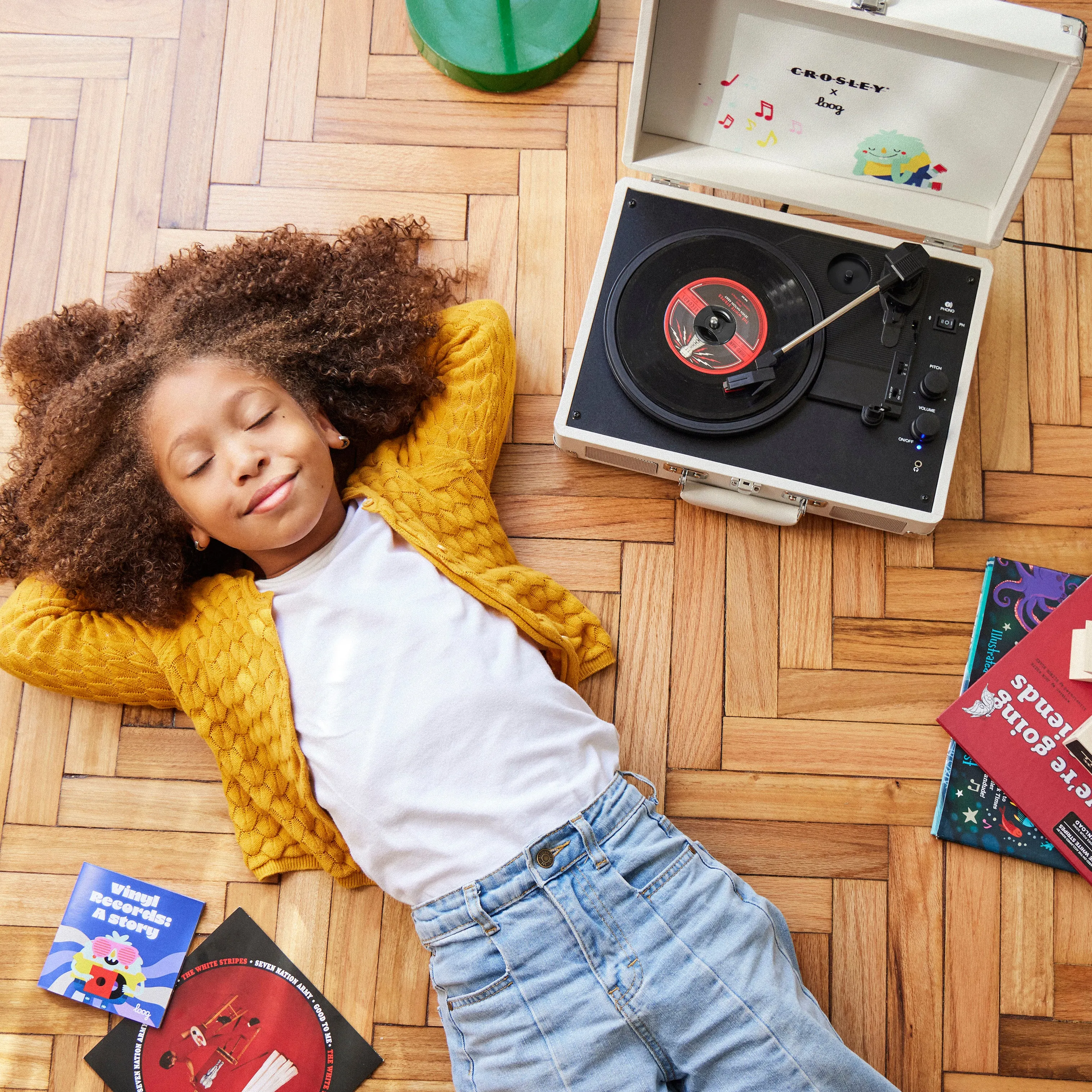crosley x loog record player
