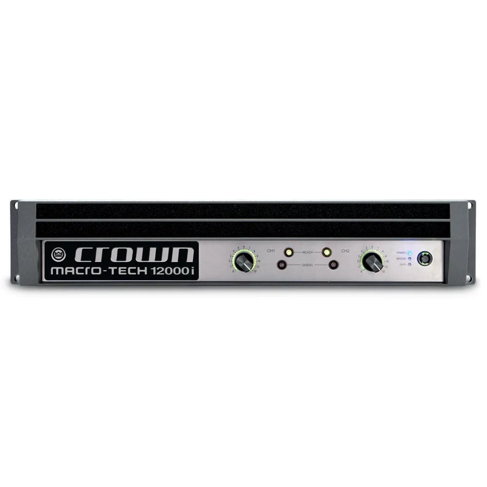Crown Audio Macro-Tech MA12000i 2 Channel Professional Stereo Touring Amplifier 100-240V