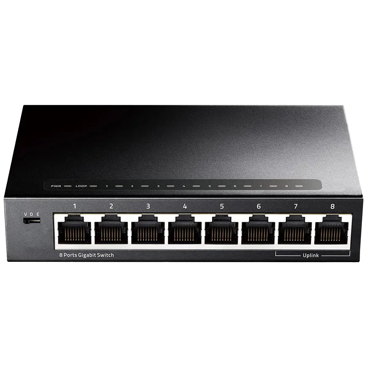 Cudy GS108 8 Port Gigabit Ethernet Network Switch Plug & Play 10/100/1000Mbps