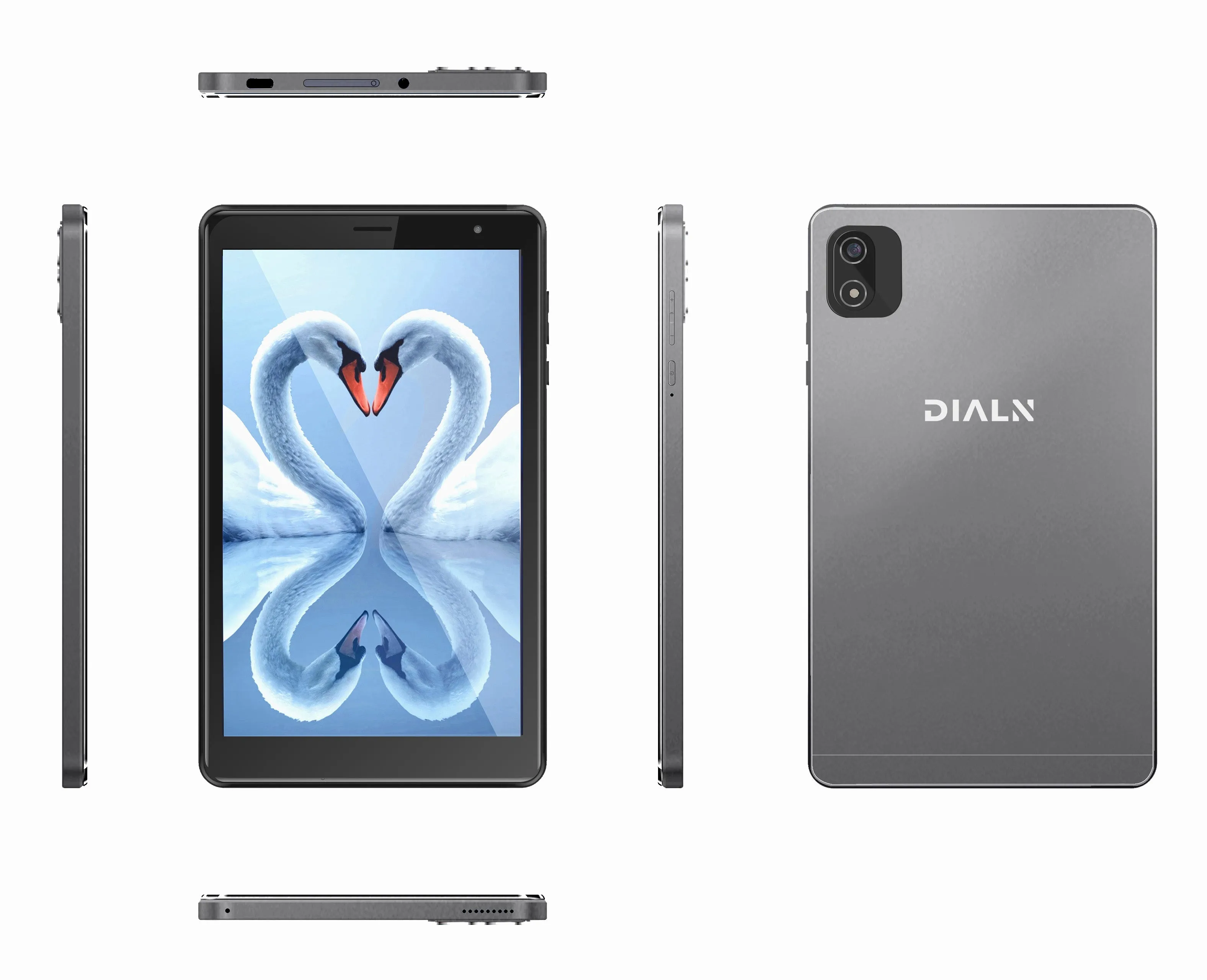 DIALN X8G Android 13 Tablet - 8" HD  Display, 4G LTE, Android 13, Quad Core, 3GB RAM, 64GB Storage, Dual Cameras, Expandable Storage, Metal Back, with Rugged Case - Portable & Durable for Everyday Use