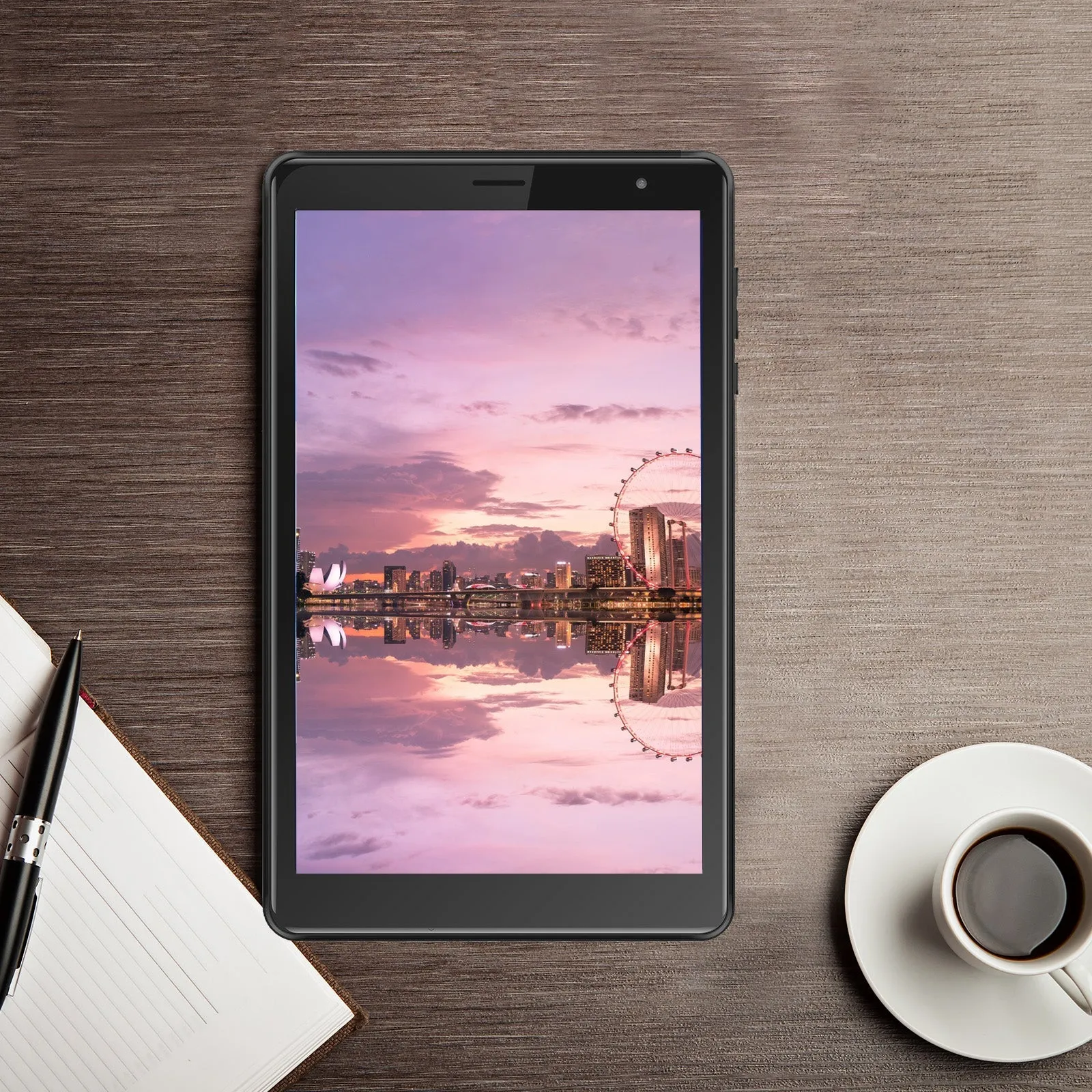 DIALN X8G Android 13 Tablet - 8" HD  Display, 4G LTE, Android 13, Quad Core, 3GB RAM, 64GB Storage, Dual Cameras, Expandable Storage, Metal Back, with Rugged Case - Portable & Durable for Everyday Use