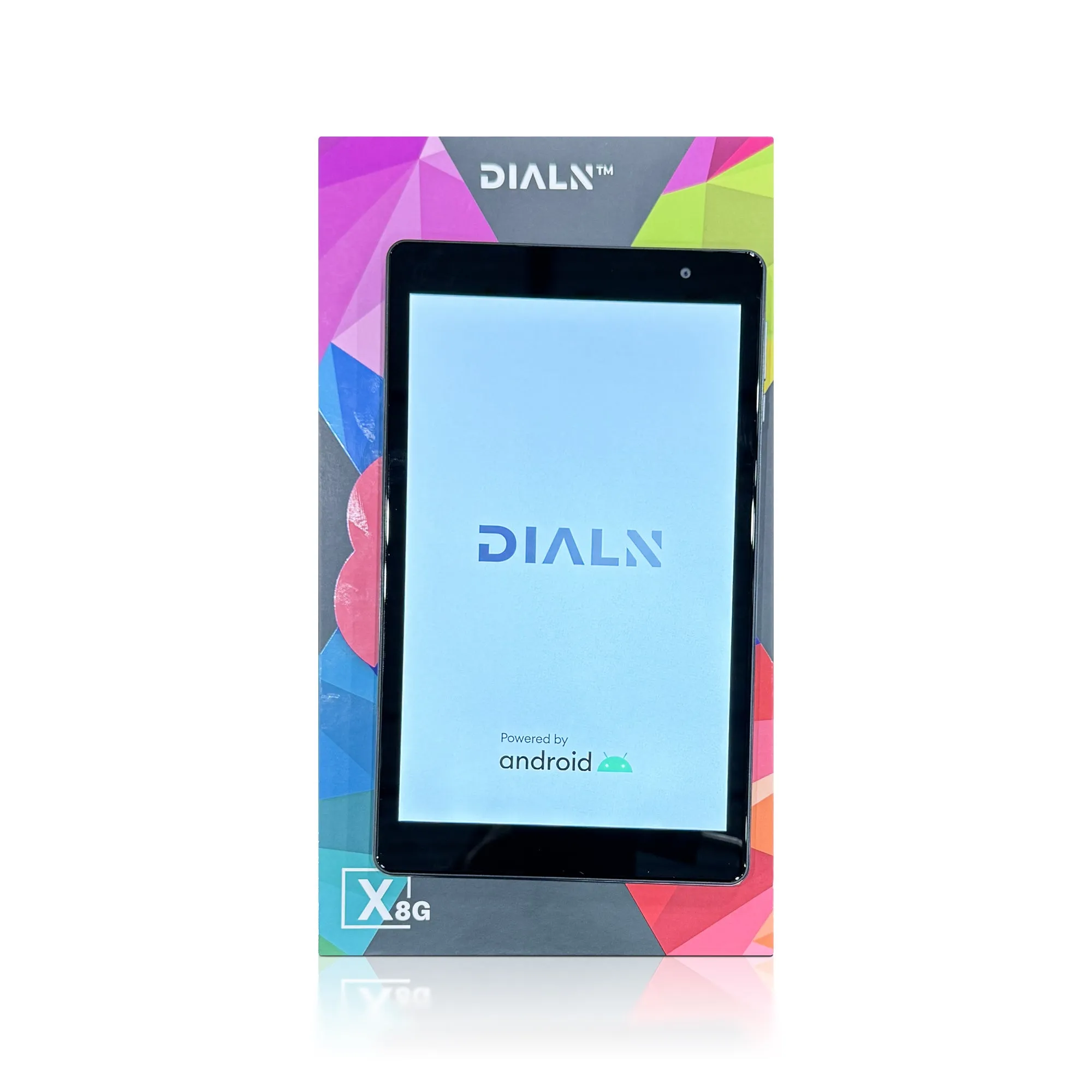 DIALN X8G Android 13 Tablet - 8" HD  Display, 4G LTE, Android 13, Quad Core, 3GB RAM, 64GB Storage, Dual Cameras, Expandable Storage, Metal Back, with Rugged Case - Portable & Durable for Everyday Use