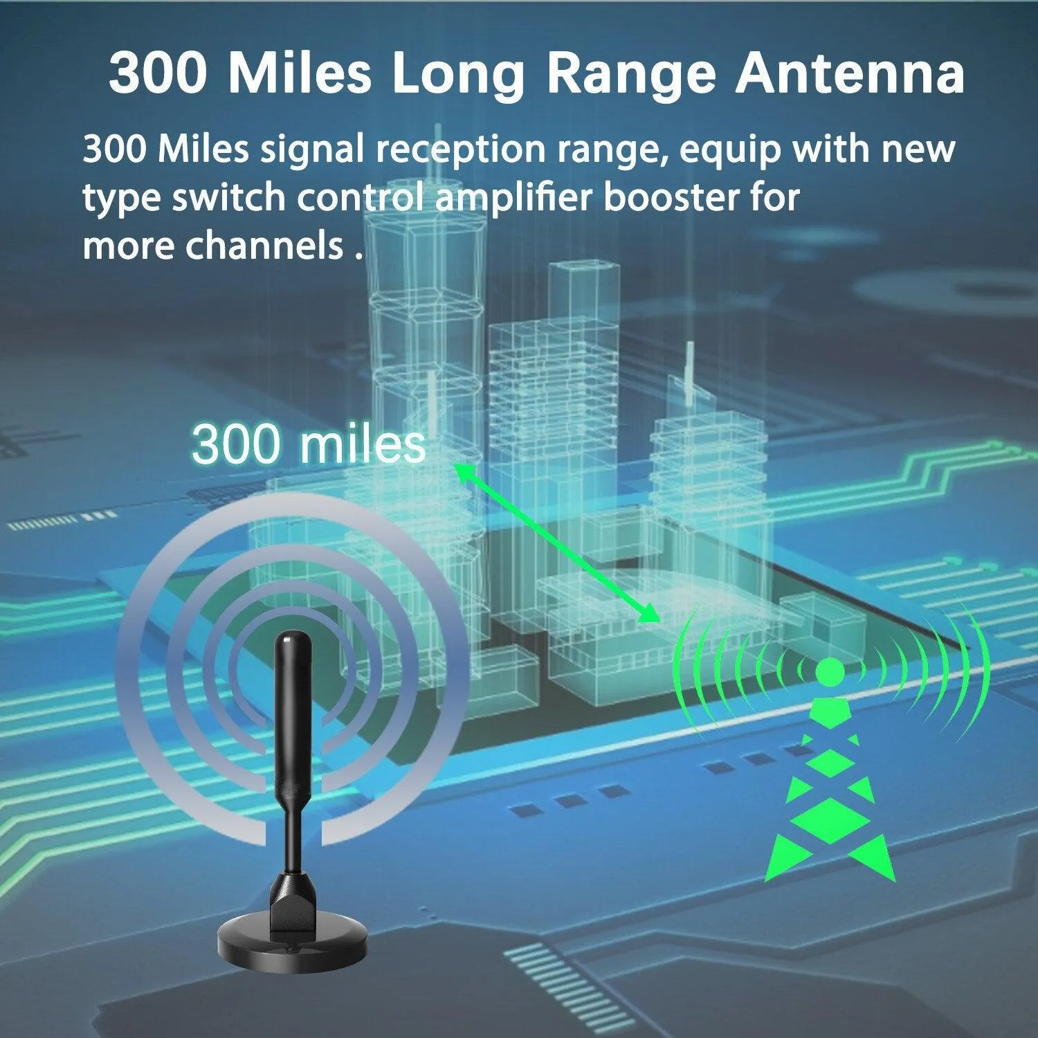 Digital Antenna TV Signal Amplifier