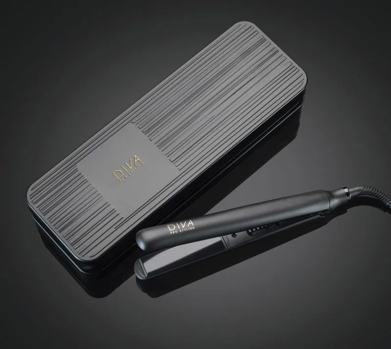 Diva Pro Styling Digital Hair Straightener Onyx Black