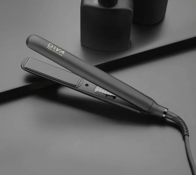 Diva Pro Styling Digital Hair Straightener Onyx Black