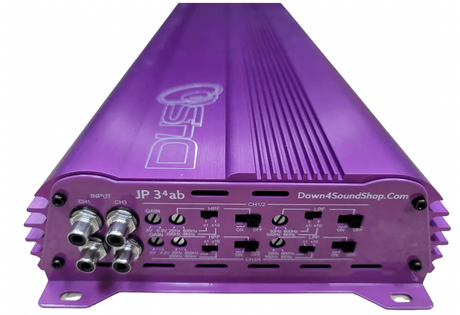 Down4Sound JP34AB | 590 WATT RMS Class AB 4CH Amplifier