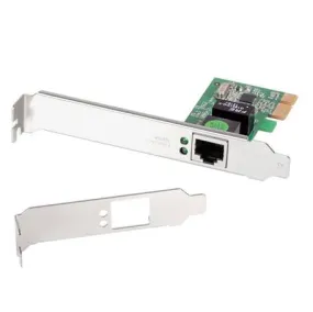 EDIMAX 10/100/1000 PCI Express RJ45 Gigabit Network Adapter. 1x PCI Express Slot. Includes Low Profile Bracket. Plug-&-Play.