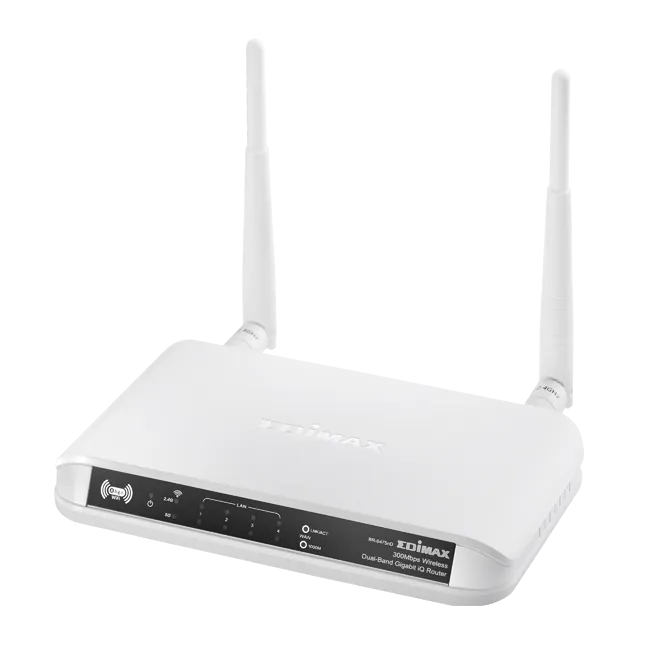 EDIMAX 300Mbps Wireless Concurrent Dual-Band Gigabit IQ Router BR-6475ND (2.4GHz & 5GHz)