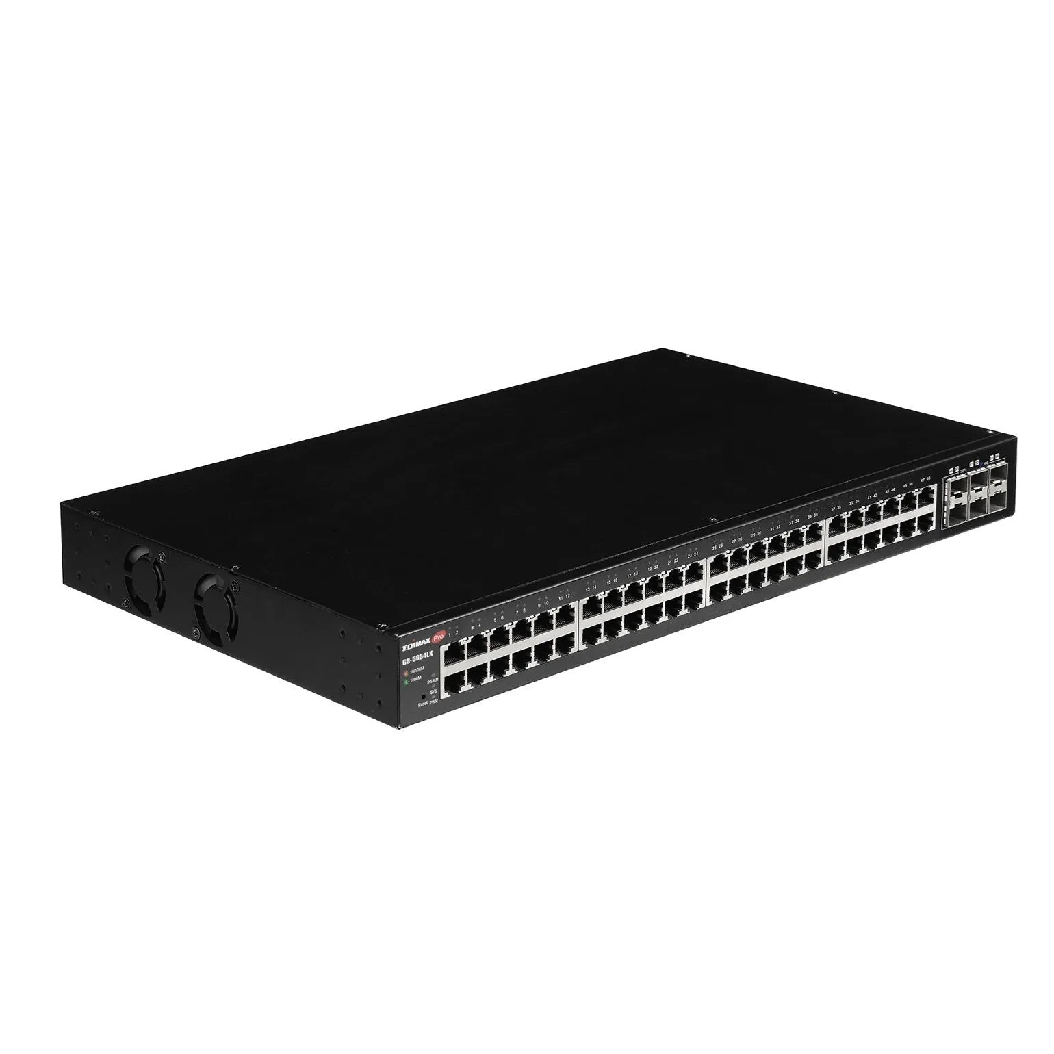 EDIMAX 54-Port Gigabit Web Smart Switch with 6x SFP  10G Ports 48x Ethernet Ports   6 SFP  10G Uplink Ports. 216 Gbps Backplane Bandwidth. Alive Check, DHCP