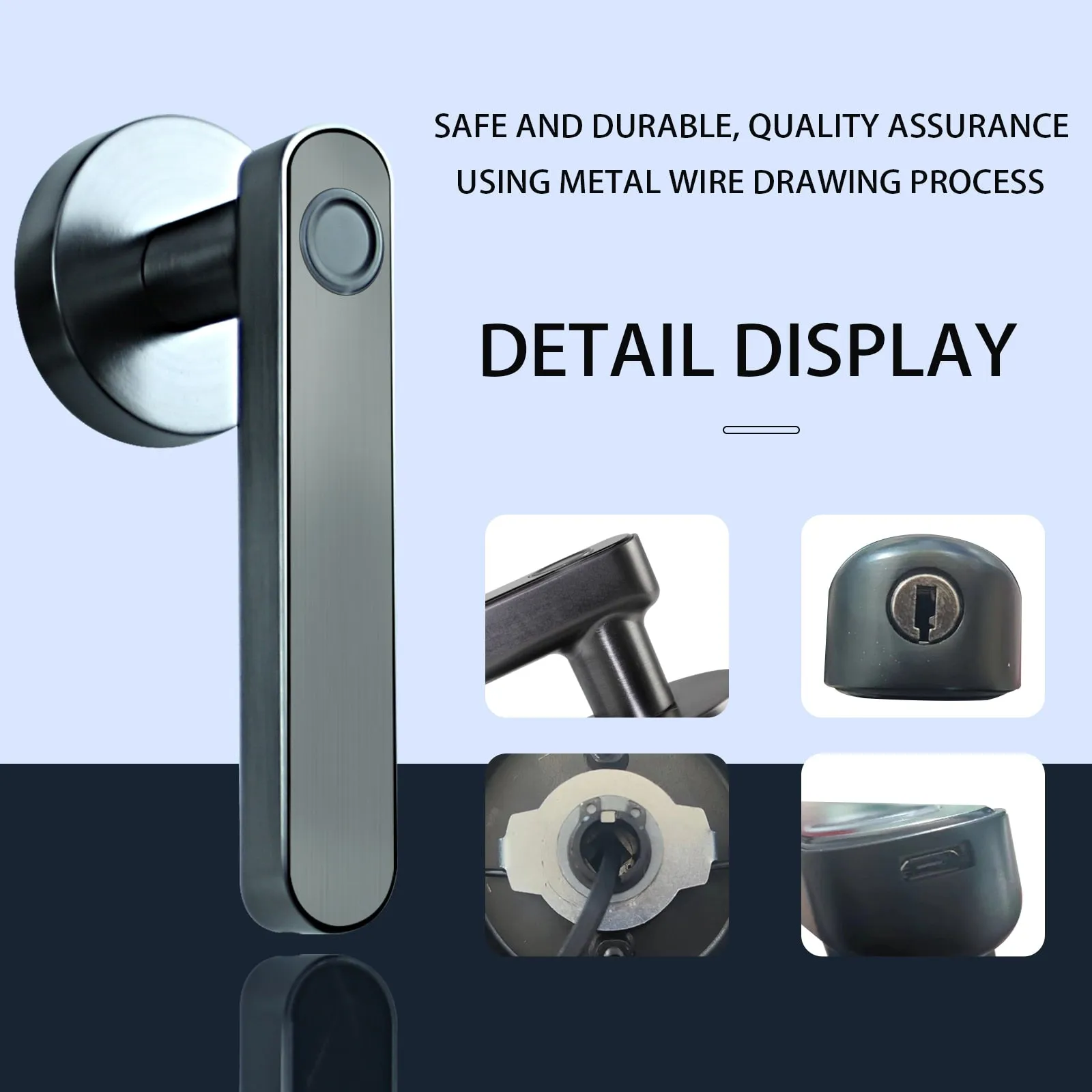 Electronic Smart Door Lock Biometric Fingerprint Door