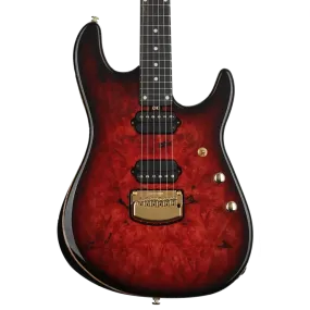 Ernie Ball Music Man Jason Richardson Signature Cutlass HH Electric Guitar - Rorschach Red