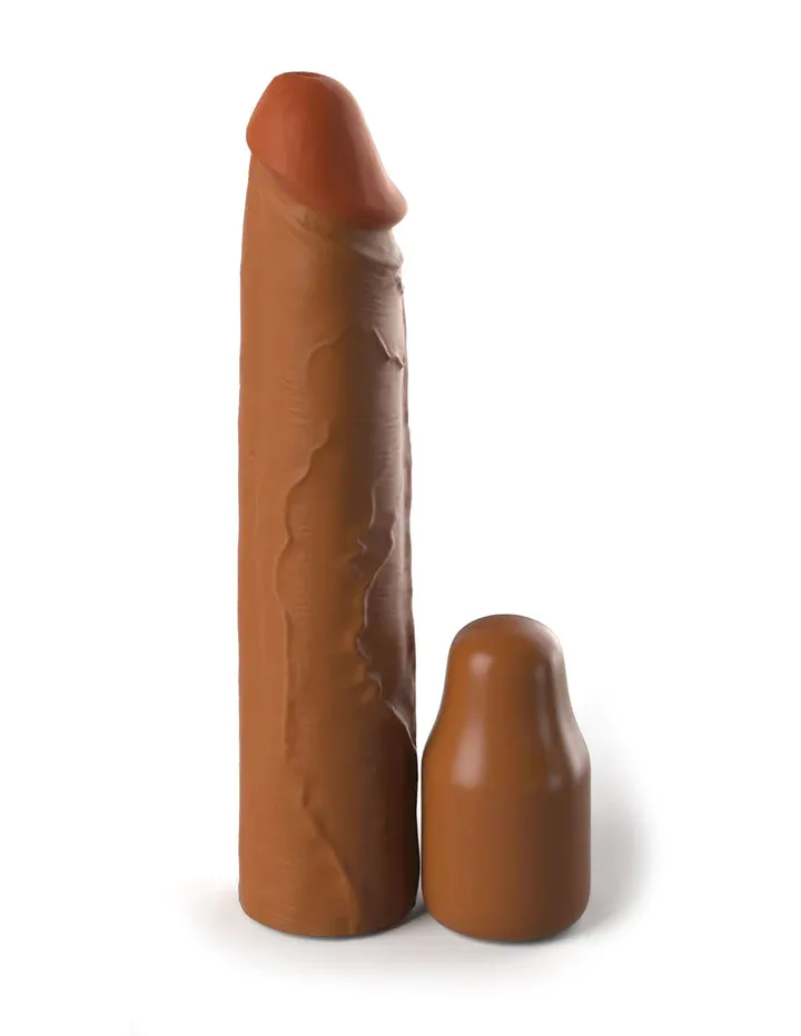 Elite 2-Inch Silicone Penis Extension by Fantasy X-tensions - Light Tan