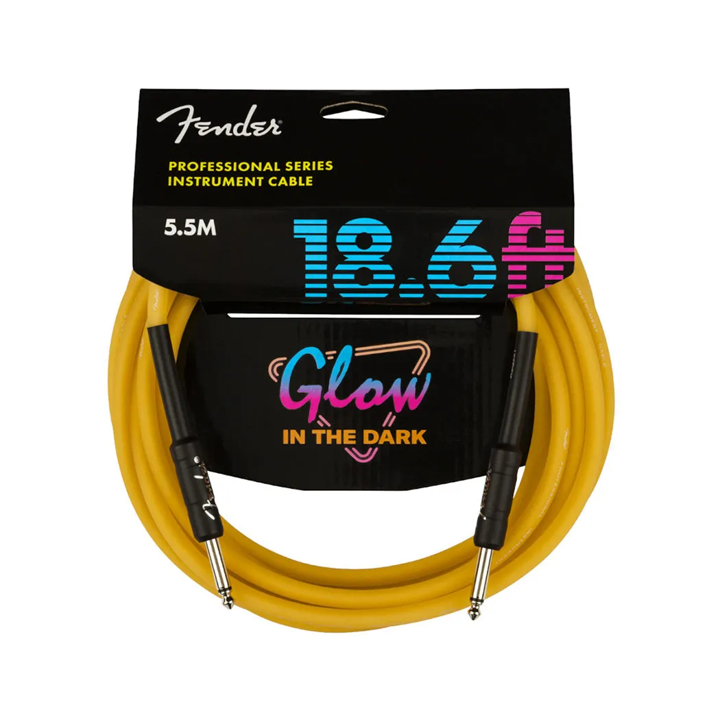Fender 099-0818-119 Pro 18.6' Glow In Dark Cable(Orange)