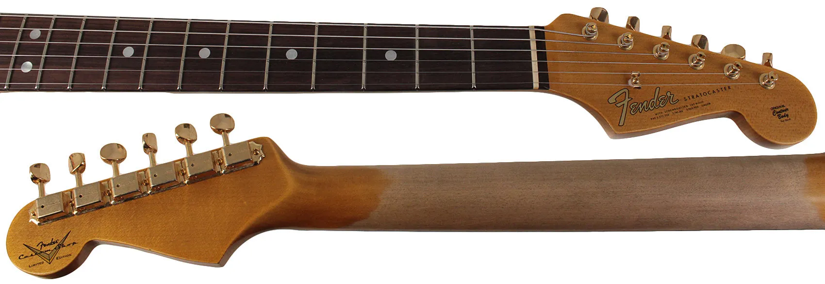Fender Custom Shop Limited 1965 Dual-Mag Stratocaster Journeyman, Aged Blue Ice Metallic
