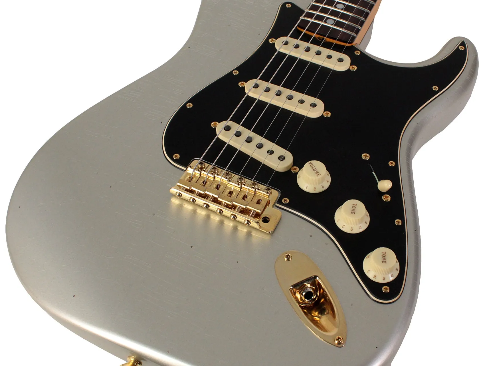 Fender Custom Shop Limited 1965 Dual-Mag Stratocaster Journeyman, Aged Inca Silver