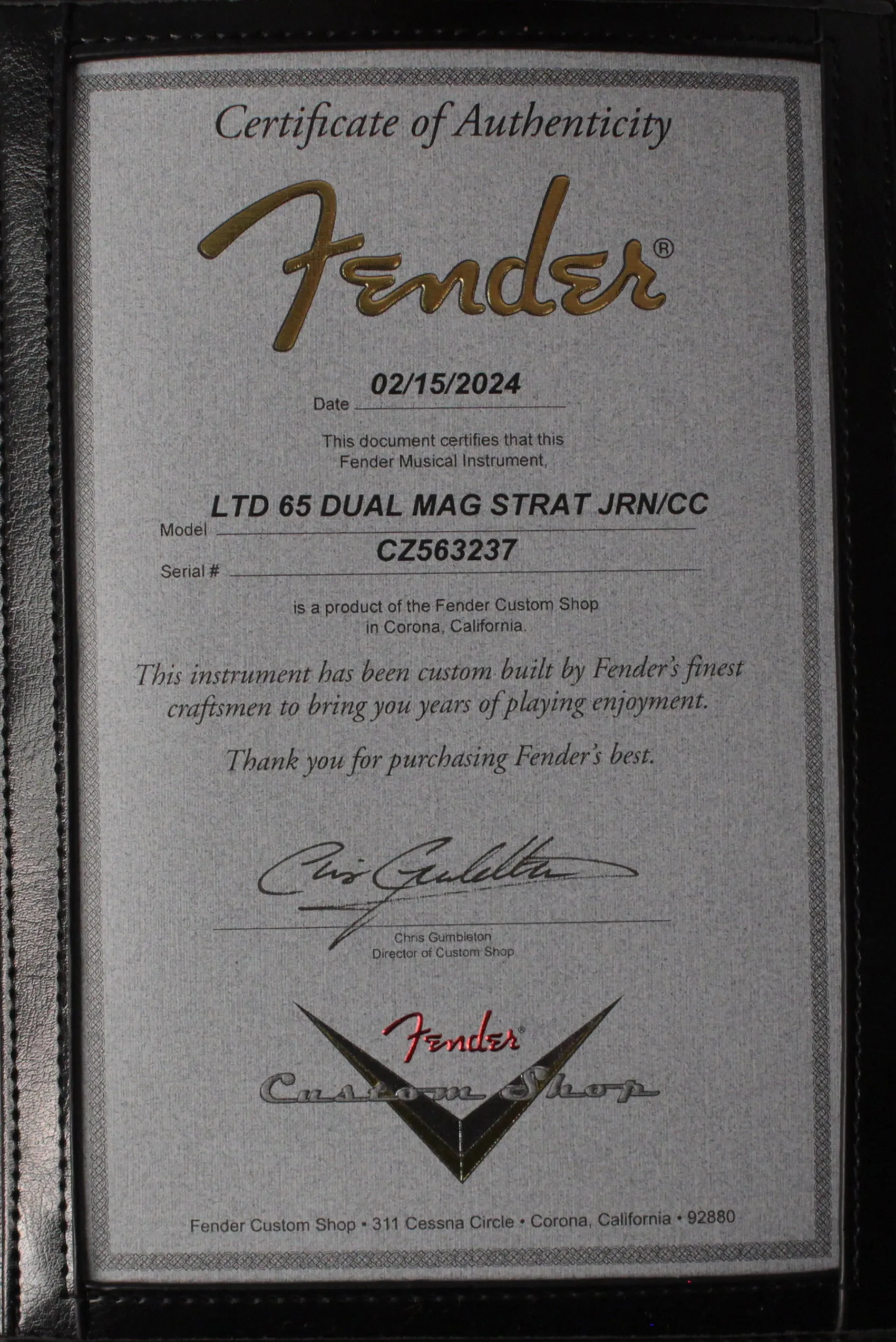 Fender Custom Shop Limited 1965 Dual-Mag Stratocaster Journeyman, Faded Aged Charcoal Frost Metallic