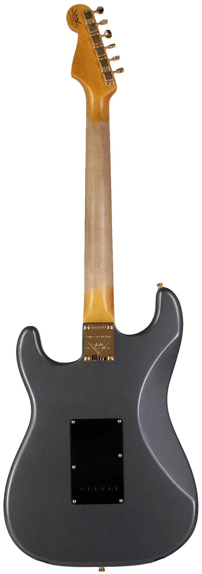 Fender Custom Shop Limited 1965 Dual-Mag Stratocaster Journeyman, Faded Aged Charcoal Frost Metallic