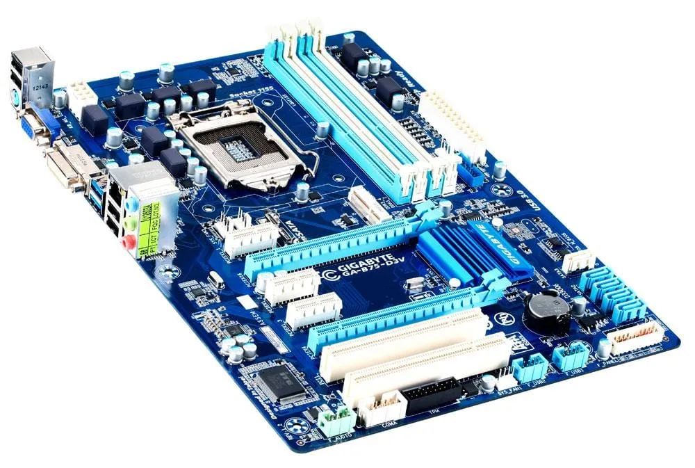 Gigabyte GA-B75-D3V Desktop computer motherboard,1155 socket,ddr3,ATX,B75,DVI,usb3.0, 4 memory slots