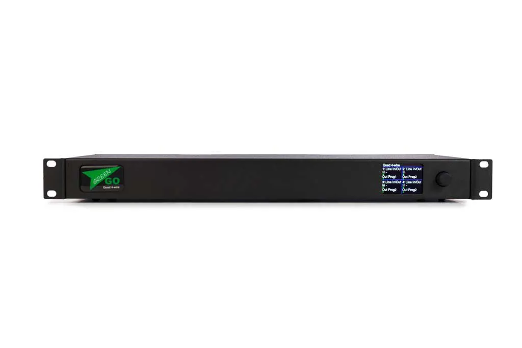 Green-GO GGO-Q4WR Quad 4-Wire Audio Interface