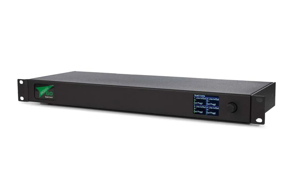Green-GO GGO-Q4WR Quad 4-Wire Audio Interface