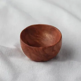 Handcarved Natural Neem Wood Bowl (2 in)
