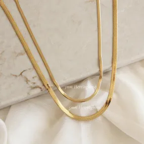 Hannah Herringbone Necklace