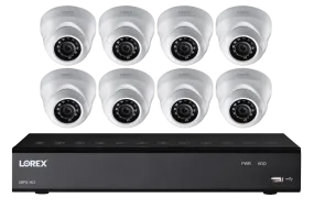 HD Security Camera System with eight 1080p Dome Cameras & Lorex Secure Connectivity