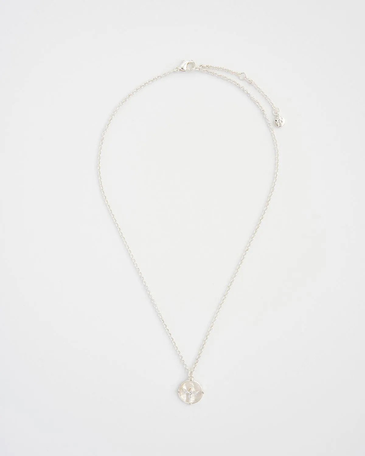 Honey Bee & Pearl Silver Pendant