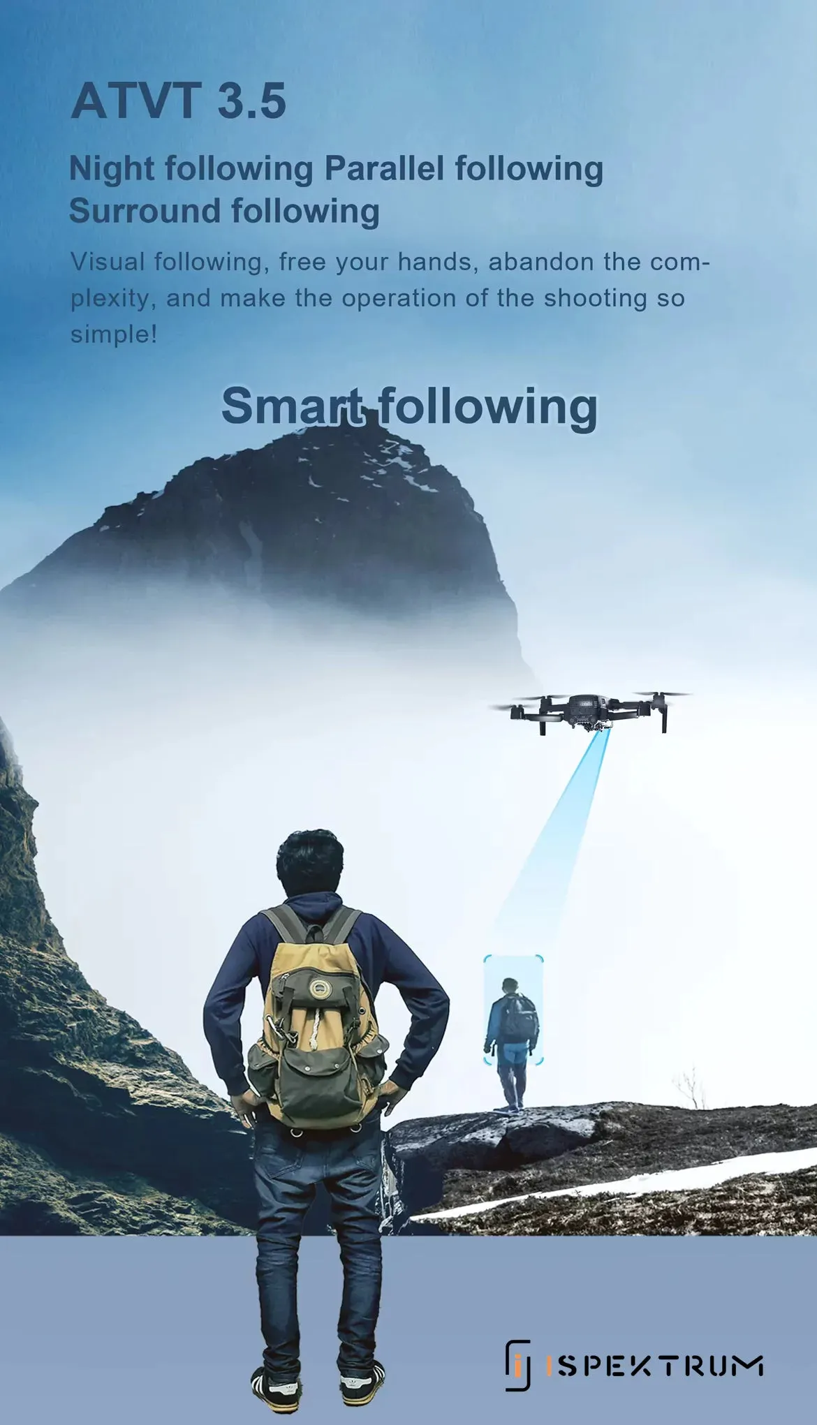 Compact Hubsan Mini 1 Drone with 16KM Extended Flight Range, 40 Minutes Flight Time, and 20MP Camera