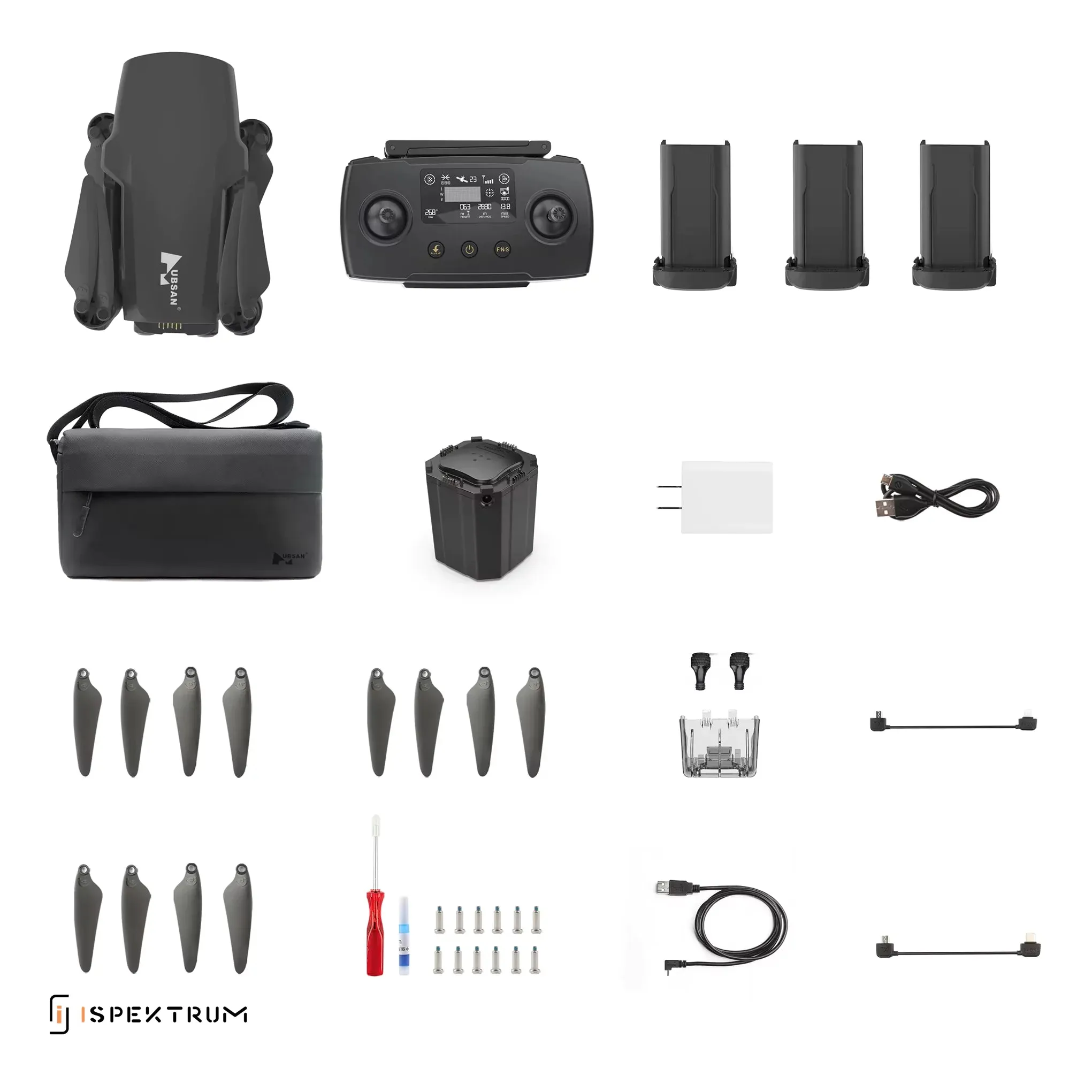Compact Hubsan Mini 1 Drone with 16KM Extended Flight Range, 40 Minutes Flight Time, and 20MP Camera