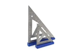 iGaging Bench Squares, Stainless Steel Blades with Wide Anodized Aluminum Base