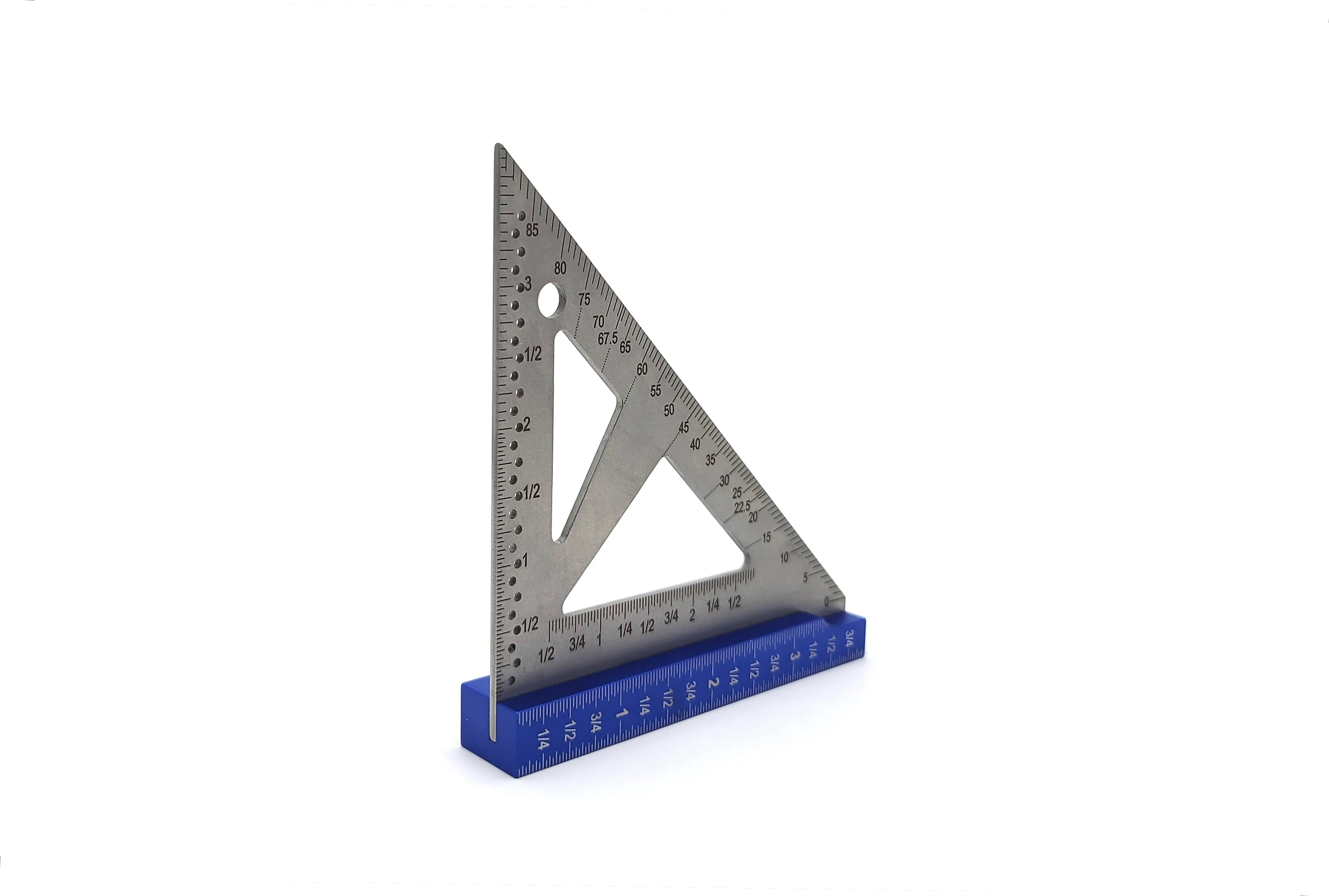 iGaging Bench Squares, Stainless Steel Blades with Wide Anodized Aluminum Base