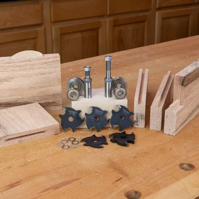 Infinity Tools 1/2" Shank 11-Pc. Slot Cutter Master Set