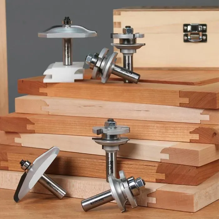 Infinity Tools 1/2" Shank 3-Pc. Cabinet Door Router Bit Sets