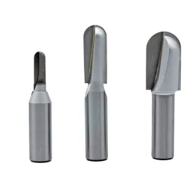 Infinity Tools 1/2" Shank 3-Pc. Roundnose  Router Bit Set