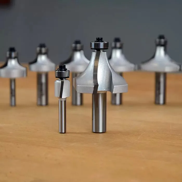 Infinity Tools 1/2" Shank 3-Pc. Roundover & Beading Router Bit Set