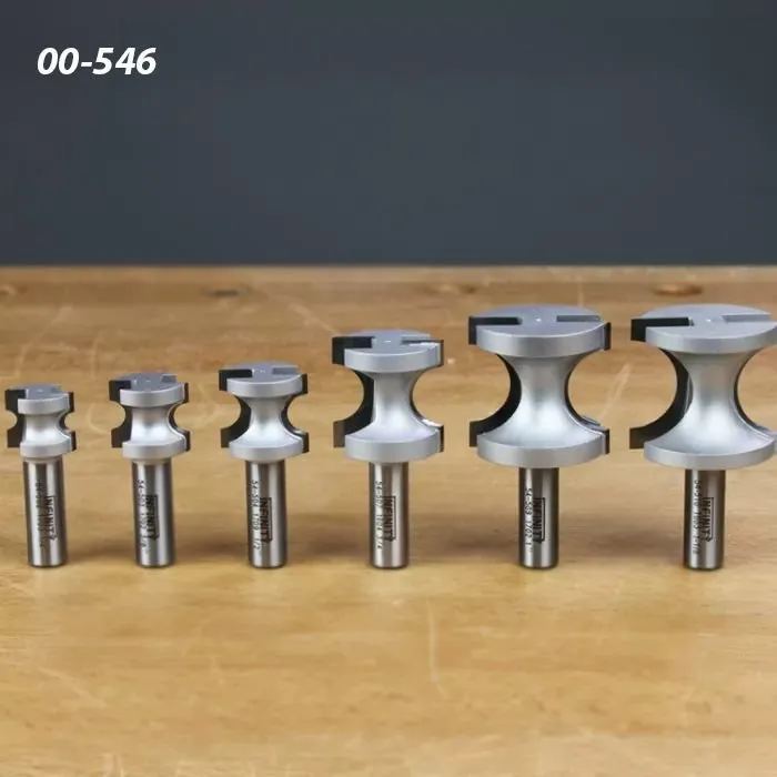 Infinity Tools 1/2" Shank 5-Pc. Bullnose Router Bit Set